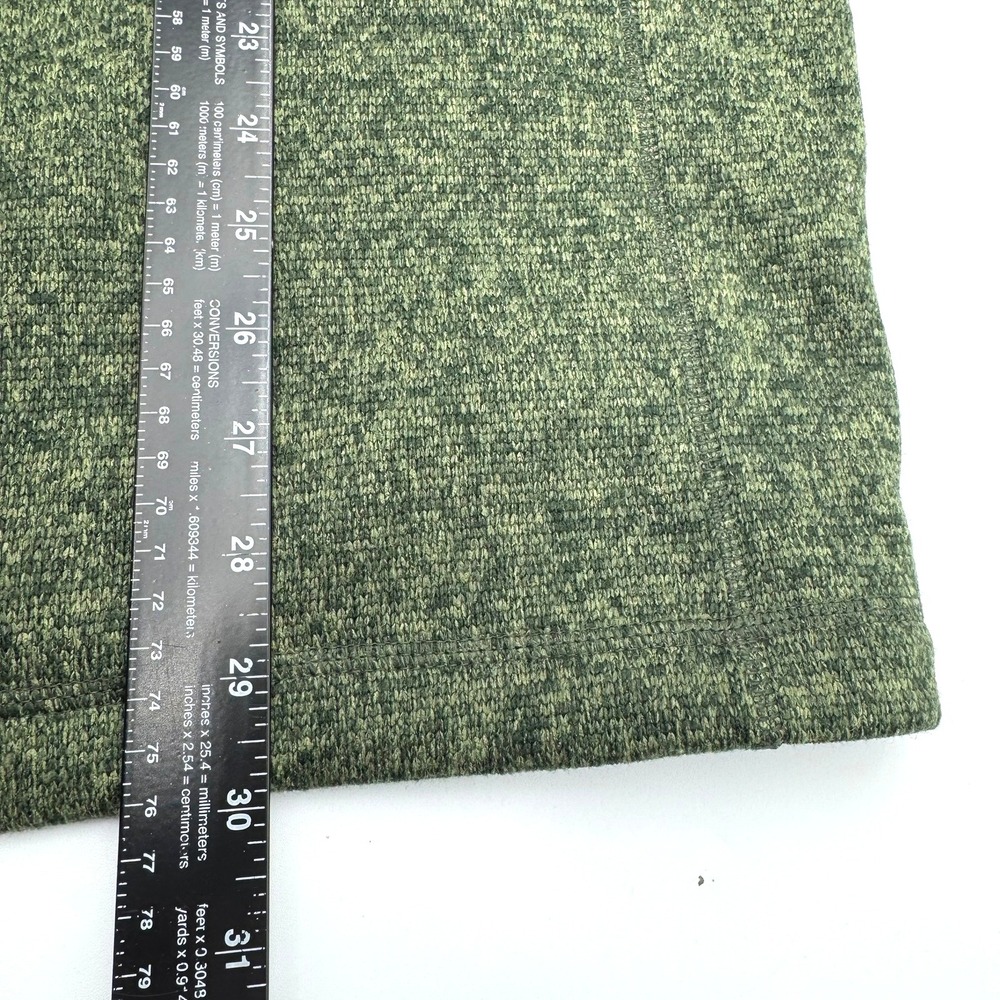 WOOLRICH Men's XXL Green 1/4 Zip Pullover Sweater High Neck Pocket Outdoor GORP‎ - Picture 7 of 8